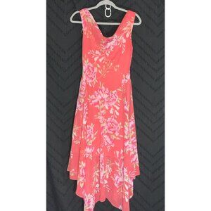 🎉ELLE Romantic Floral Cowl Neck Dress - Perfect for Wedding Guest or Cocktails